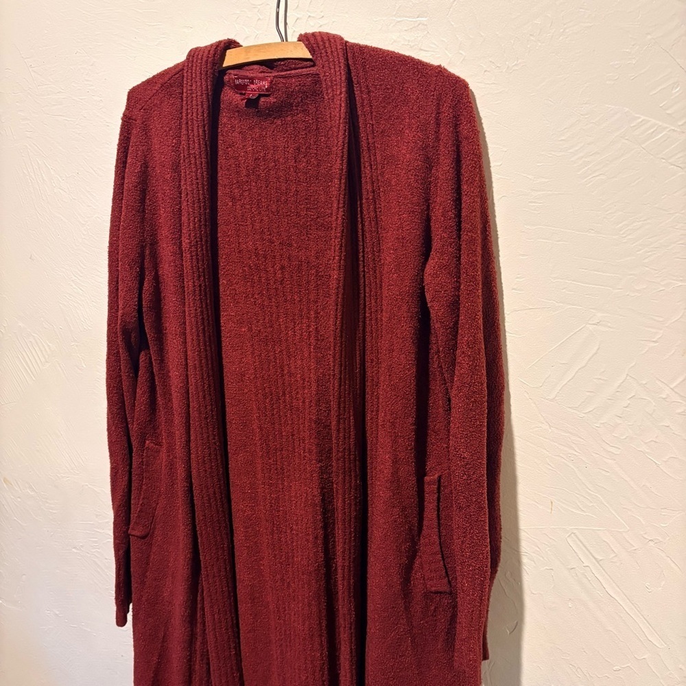 Barefoot Dreams Burgundy Robe